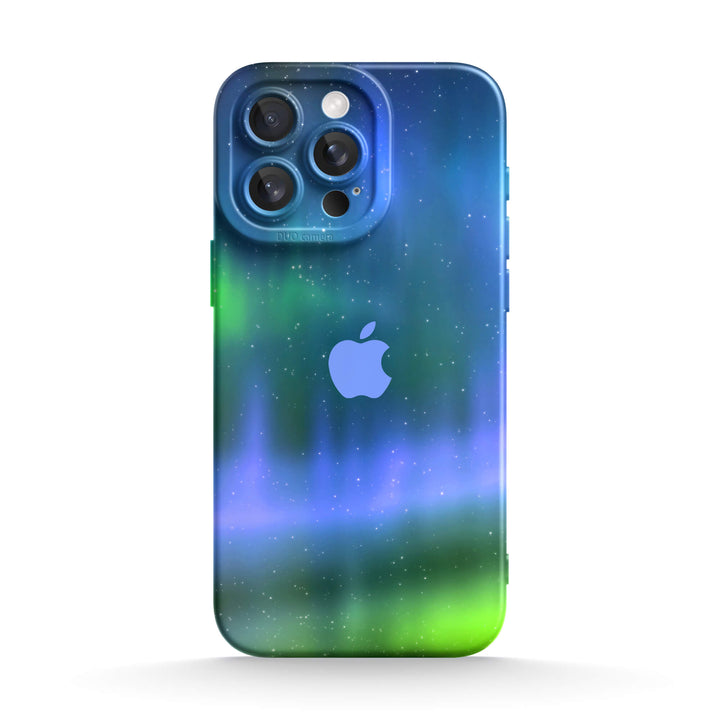 Optical Magnetic-Purple Green | IPhone Series Impact Resistant Protective Case