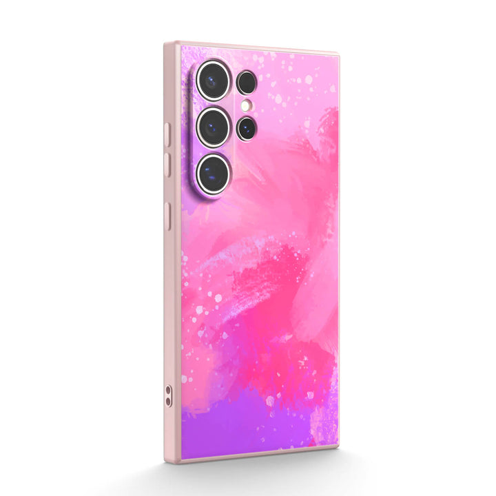 Coral Rosa Púrpura | Funda protectora resistente a impactos de la serie Samsung