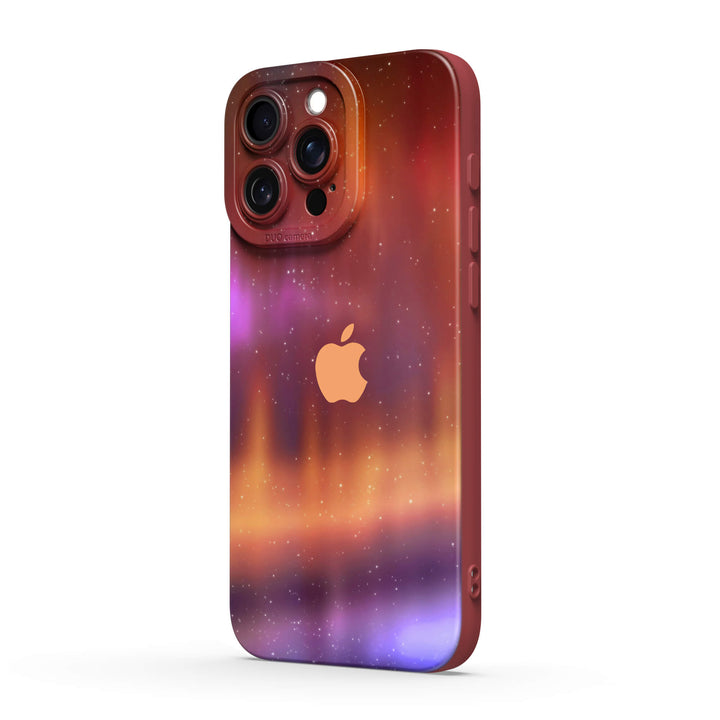 Optical Magnetic-Orange Purple | IPhone Series Impact Resistant Protective Case