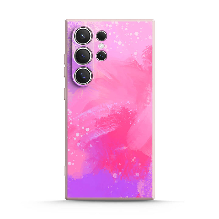 Coral Rosa Púrpura | Funda protectora resistente a impactos de la serie Samsung