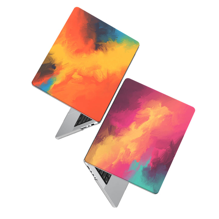 Color del atardecer | Funda protectora anticaída para Macbook