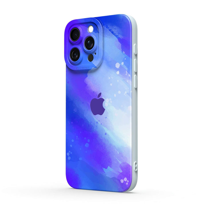 Azul extremadamente congelado | Funda protectora resistente a impactos de la serie iPhone