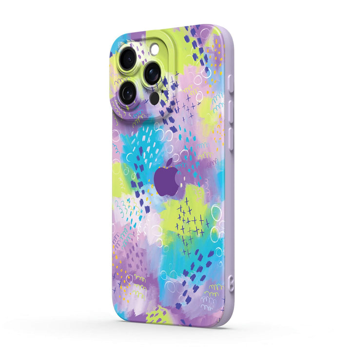 Lavanda revoloteando | Funda protectora resistente a impactos de la serie iPhone