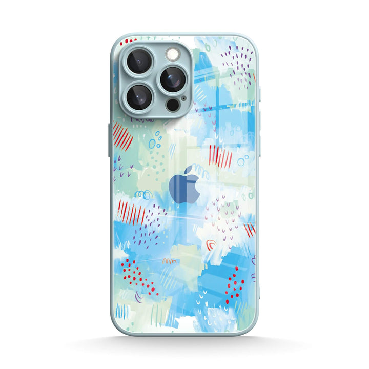 Lago de hielo después del invierno cubierto de nieve | Funda protectora resistente a impactos de la serie iPhone