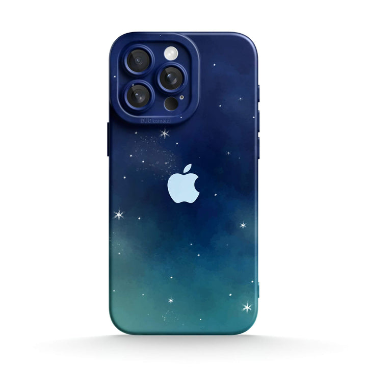 Estrella-Azul Verde | Funda protectora resistente a impactos de la serie iPhone