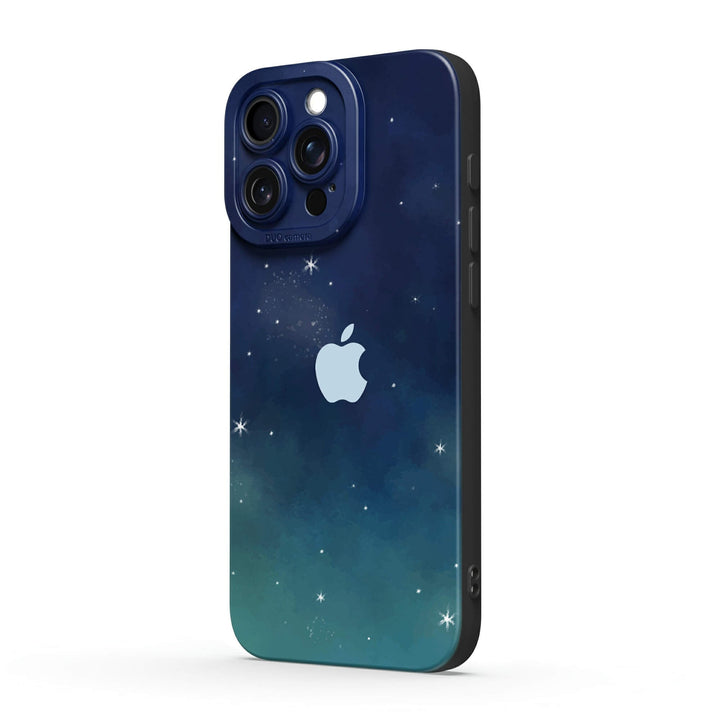 Estrella-Azul Verde | Funda protectora resistente a impactos de la serie iPhone