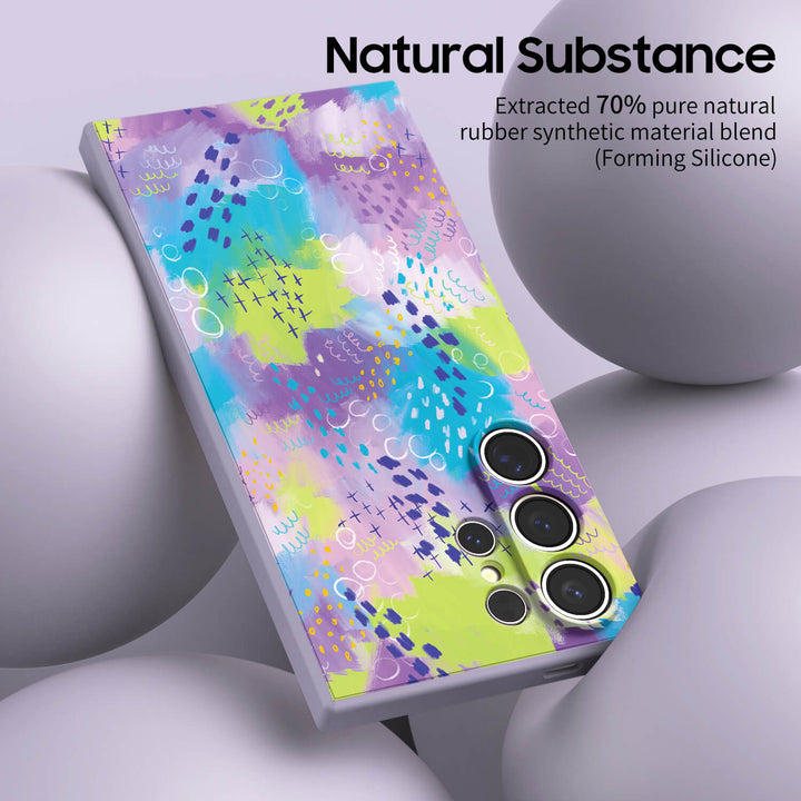 Lavanda revoloteando | Funda protectora resistente a impactos de la serie Samsung