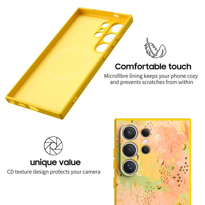 Lavanda revoloteando | Funda protectora resistente a impactos de la serie Samsung