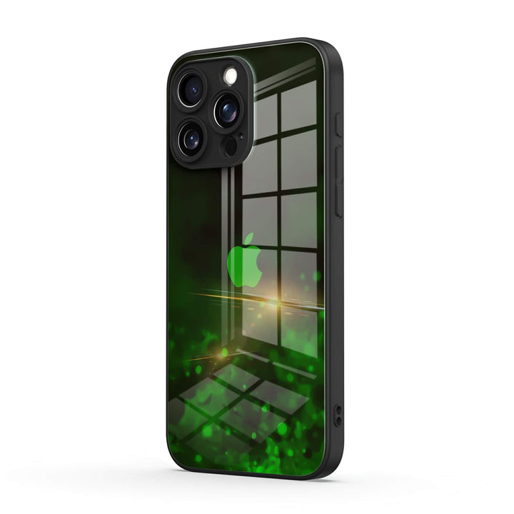 Negro Verde | Funda protectora resistente a impactos de la serie iPhone