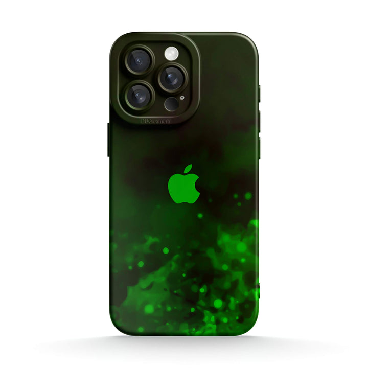 Negro Verde | Funda protectora resistente a impactos de la serie iPhone