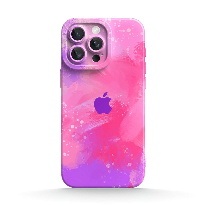 Coral Rosa Púrpura | Funda protectora resistente a impactos de la serie iPhone