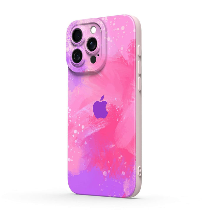 Coral Rosa Púrpura | Funda protectora resistente a impactos de la serie iPhone