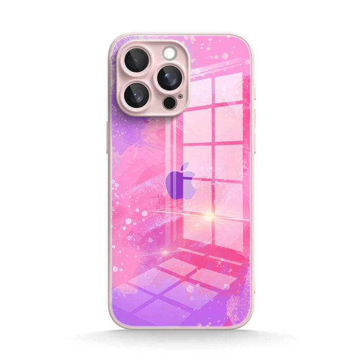 Coral Rosa Púrpura | Funda protectora resistente a impactos de la serie iPhone