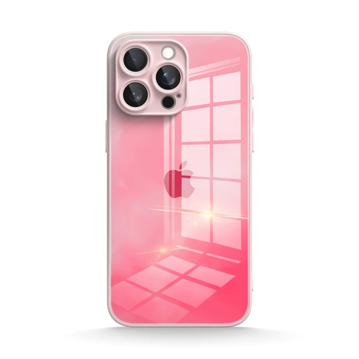 Crepúsculo rosa | Funda protectora resistente a impactos de la serie iPhone