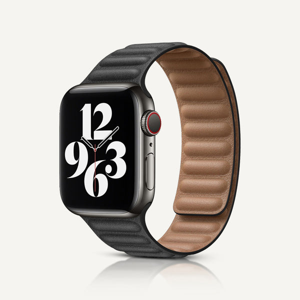 Apple Watch Series | Leather Link Magnetic Strap
